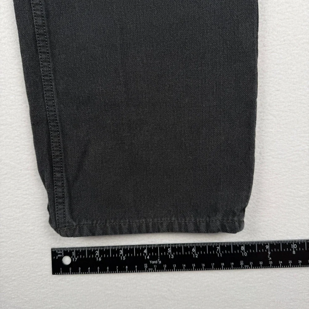 Calvin Klein Jeans‎ Mens 38x32 Washed Black Straight Leg 100% Cotton Denim Pants